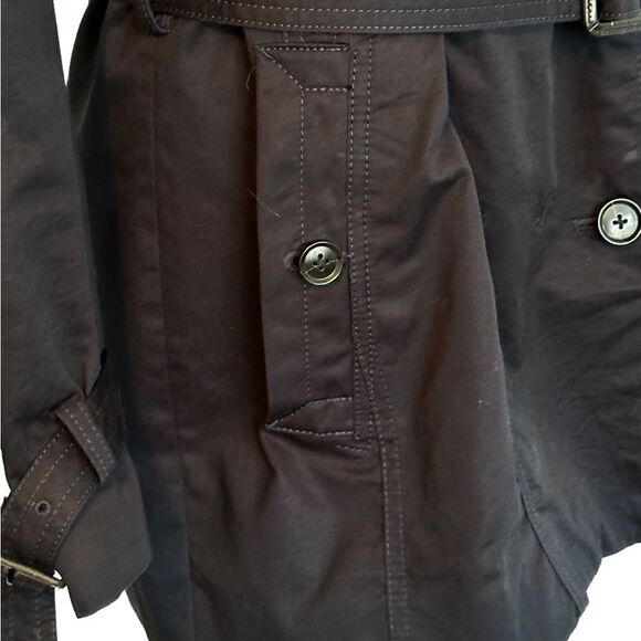 Banana Republic Navy Blue Double Breasted Trench Coat | Size M - Picture 5 of 9